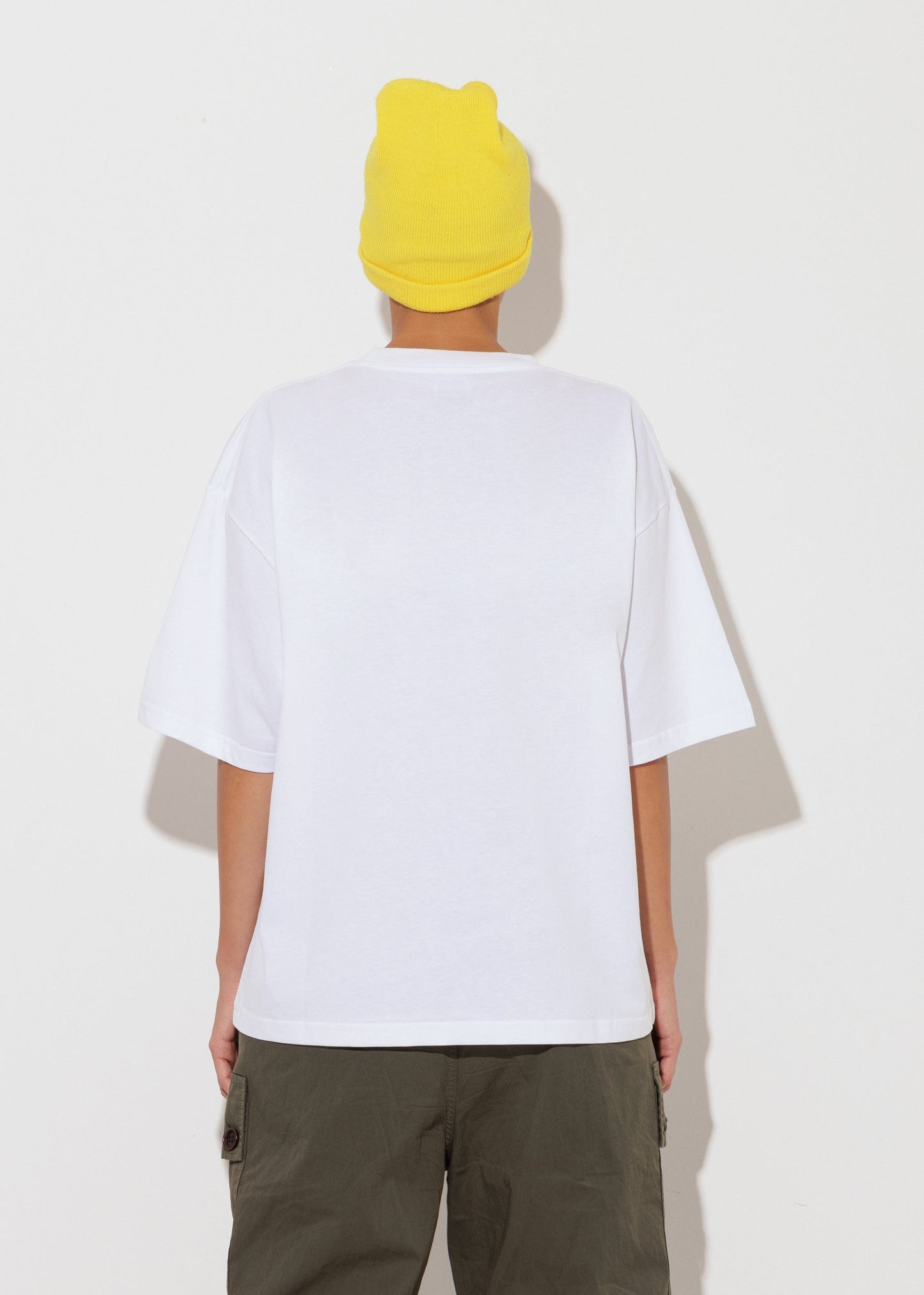 T-shirt Boxy - Panna - Unisex