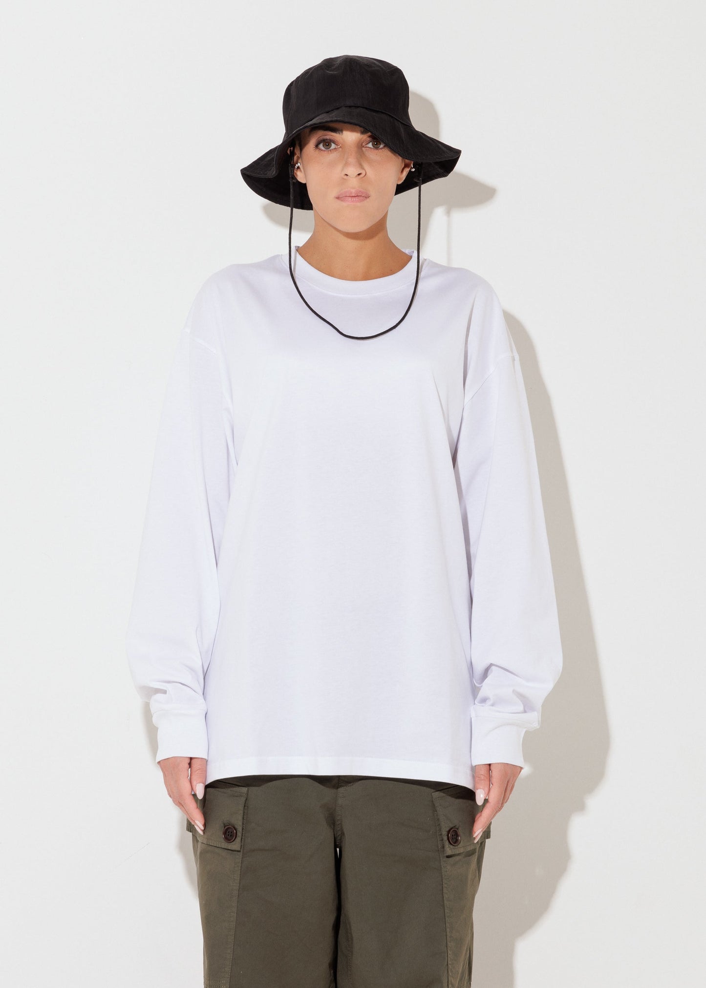T-shirt Long Sleeve - Panna - Unisex