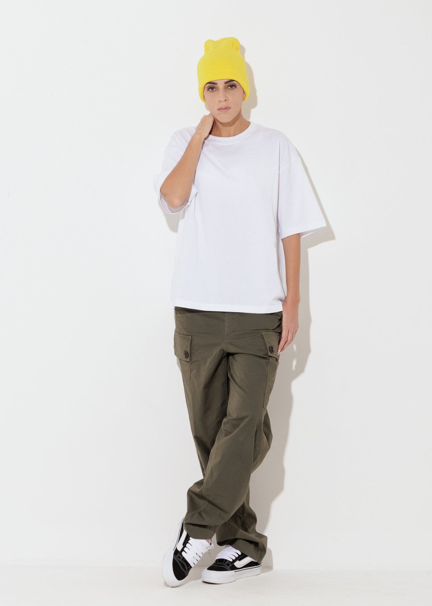 T-shirt Boxy - Panna - Unisex