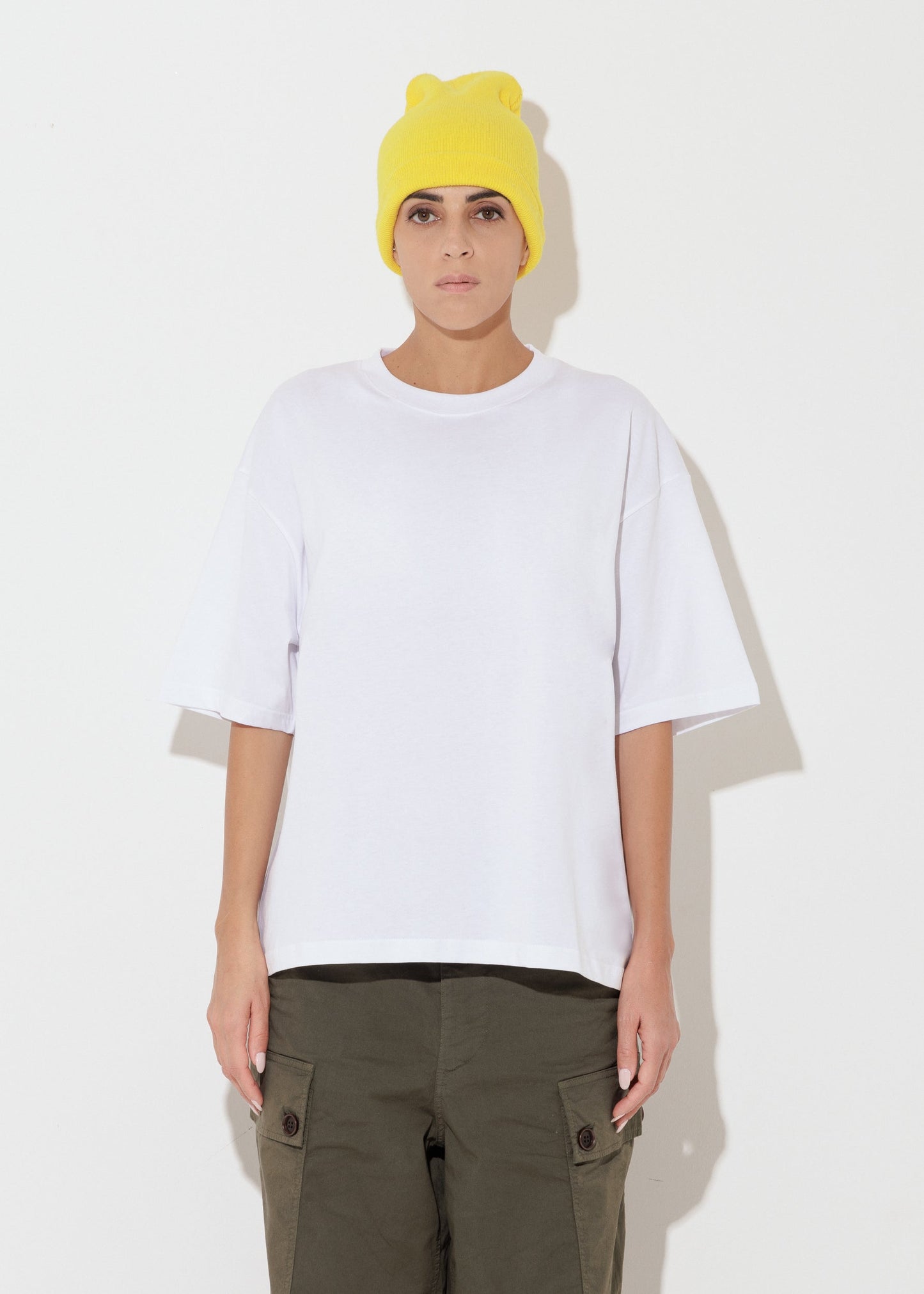 T-shirt Boxy - Panna - Unisex