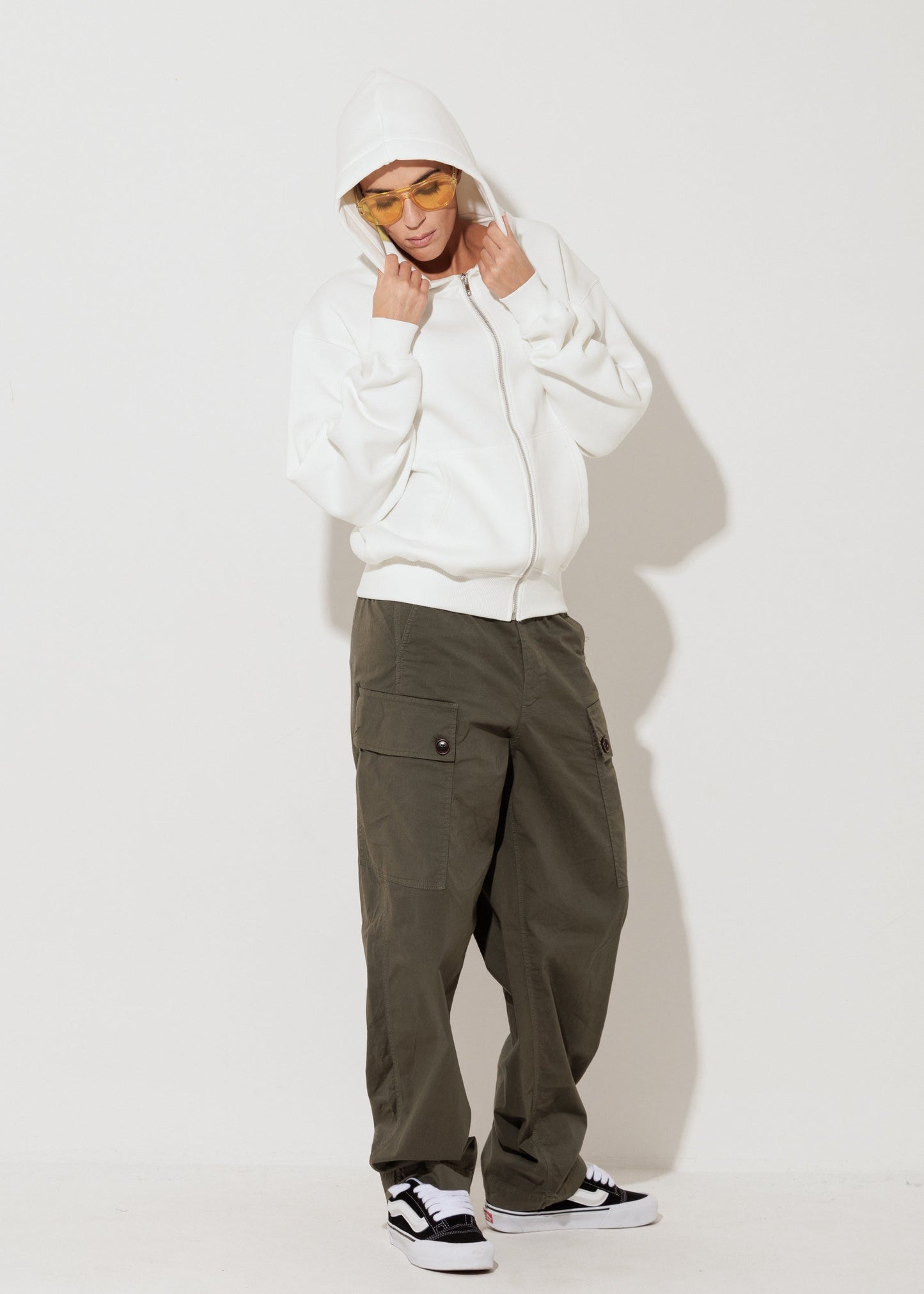 Perfect Hoodie Zip - Panna - Unisex