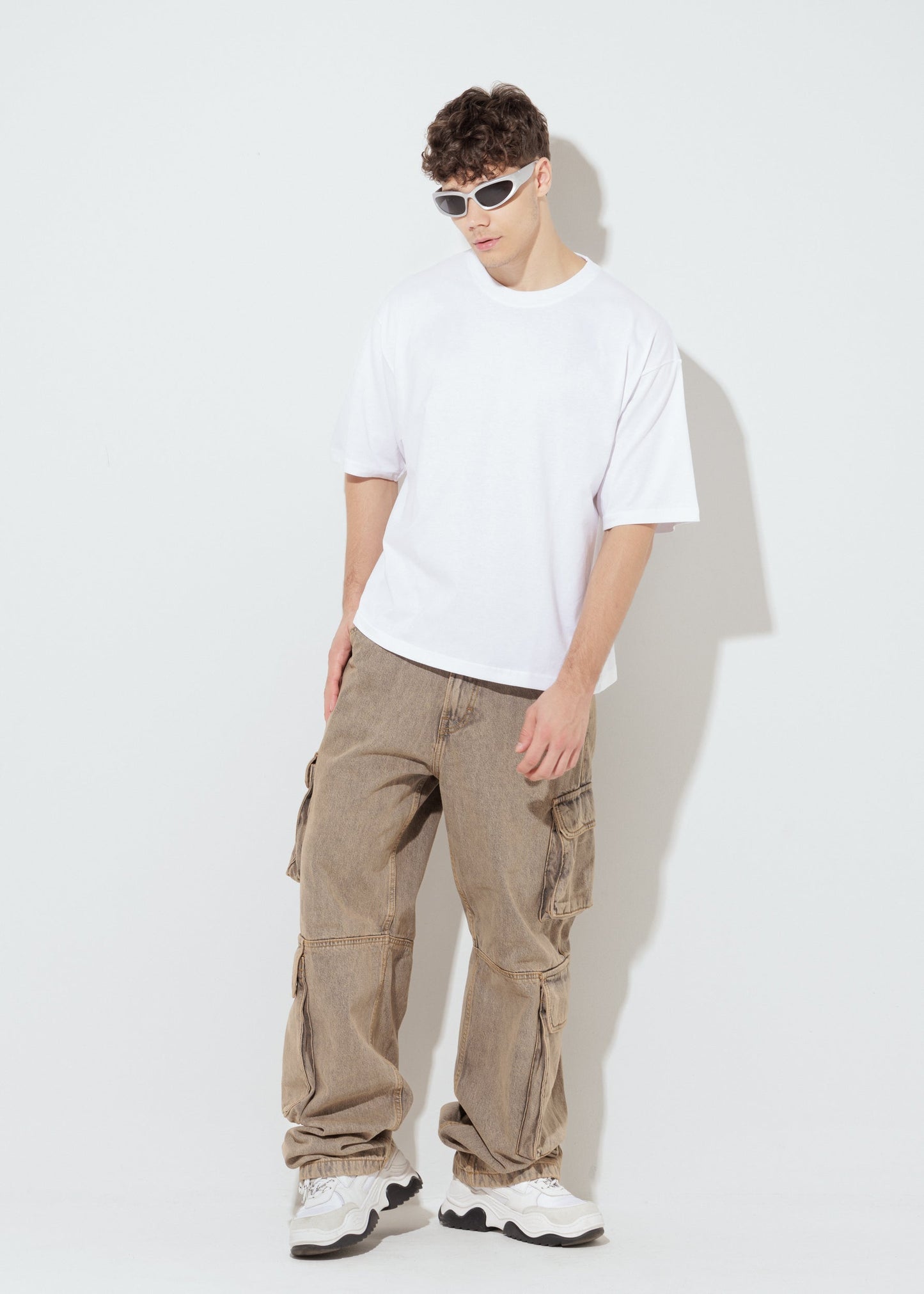 T-shirt Boxy - Panna - Unisex