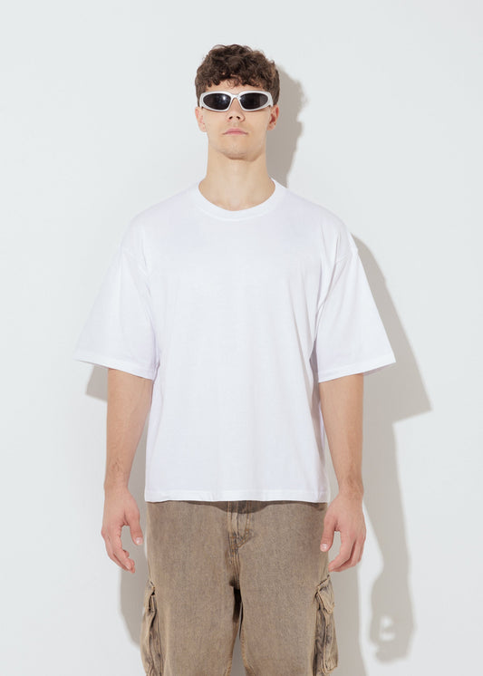 T-shirt Boxy - Panna - Unisex