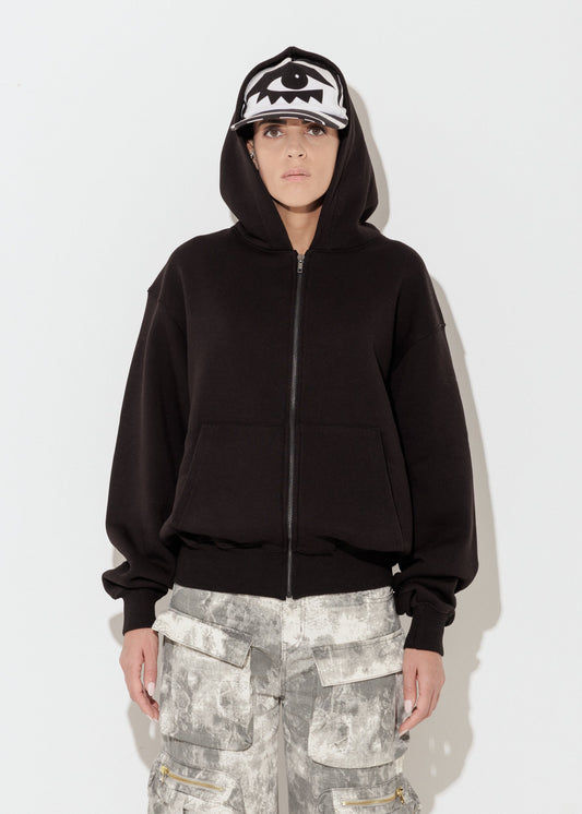 Perfect Hoodie Zip - Nero - Unisex
